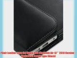 PDair Leather case for Apple New MacBook Air 13'' *2010 Version* - Horizontal Pouch Type (Black)