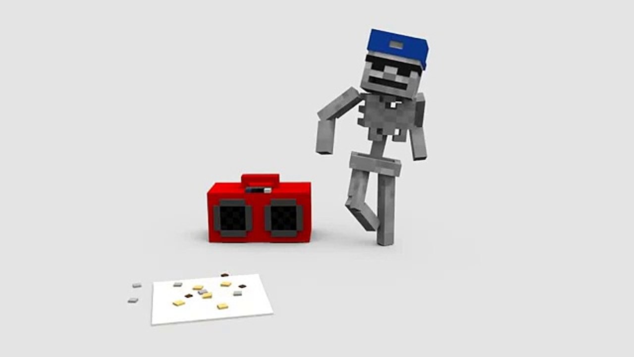 Dancing Skeleton - Minecraft Animation (Weekly Tests: ep10)