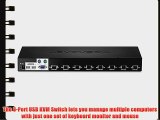 TRENDnet 8-Port USB/PS2 Rack Mount KVM Switch TK-803R