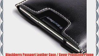 Blackberry Passport Leather Case / Cover Protective Phone Case / Cover (Handmade Genuine Leather)