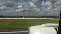 Singapore Airlines B777 - landing Bali Airport