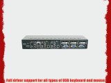 Linkskey 2-Port Dual Monitor DVI/VGA USB KVM   7.1 Surround/Microphone/USB with Cables (LDV-DM712AUSK)