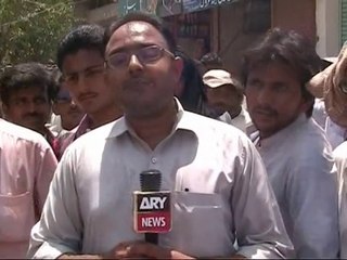 Badin Citizens Protest against Forced LoadShutting and water Shortage