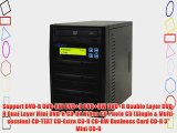 PlexCopier 24X SATA 1 to 3 CD DVD duplicator Writer Copier Tower (3 Target)