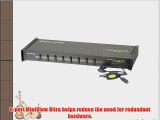 IOGEAR MiniView Ultra 8-Port KVM Switch with Cables PS2 and USB GCS138KITUP