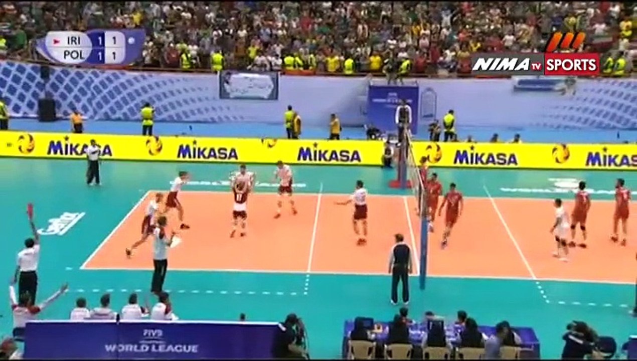 Highlights IRAN VS POLAND Volleyball game 1 Tehran