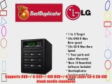 Bestduplicator BD-LG-3T 3 Target 24x SATA DVD Duplicator with Built-In LG Burner (1 to 3)