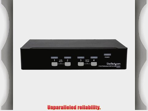 StarTech.com 4 Port Professional USB PS/2 KVM Switch (SV431H)
