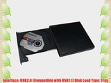 AGPtek? Blu-ray External USB BD-R BD-ROM Combo DVD RW Burner Drive Black Compatible with Windows