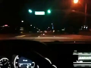Mercedes E class 2010 driving at night ( with music)