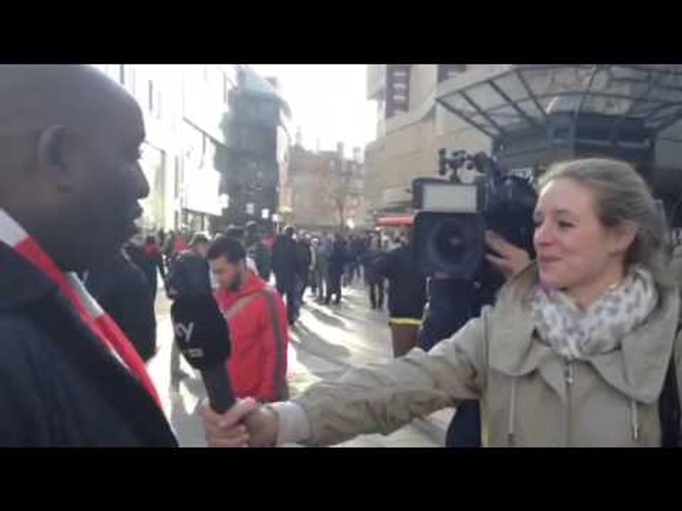 Robbie gets interviewed by sky Germany