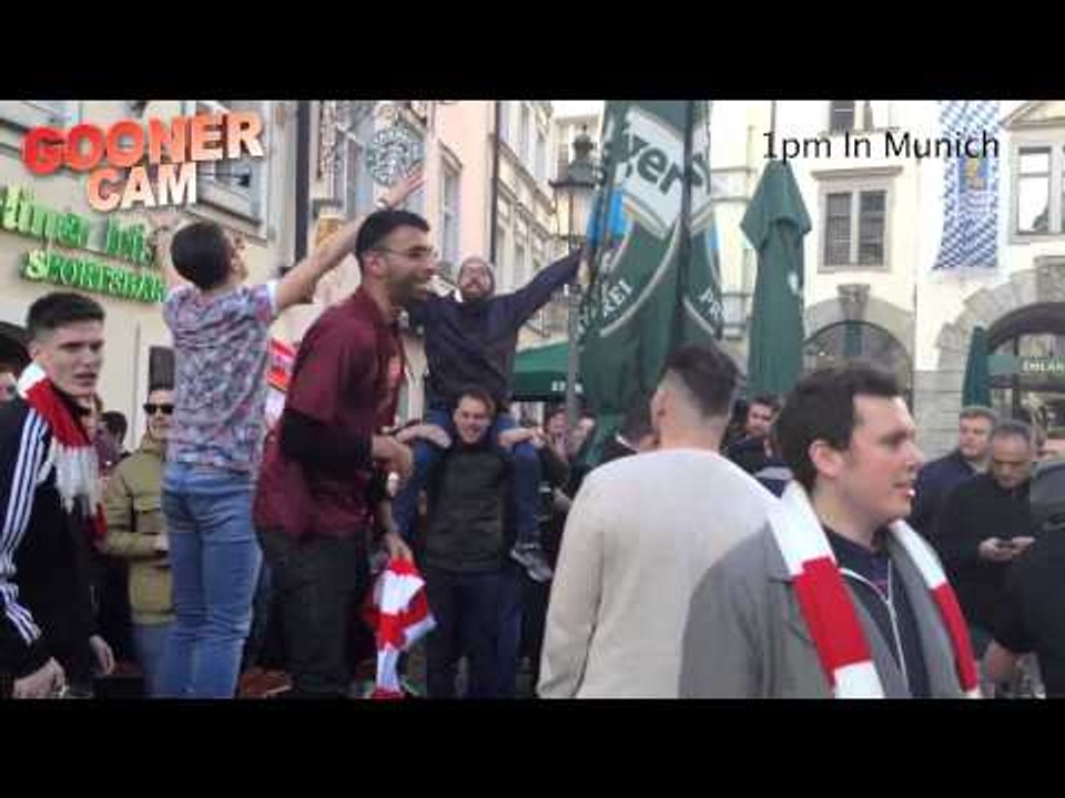 Arsenal Fans Munich Takeover