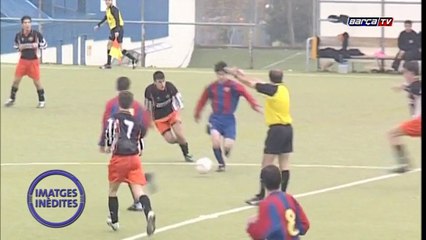 15 year old Messi : a so talented player, even at this young age