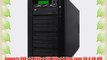 Spartan Edge 1-6 Target DVD/CD Copy Tower Duplicator with 24x SATA Writer Burners D06-SSP (Black)