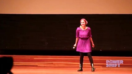 Samah Hadid speaks at Power Shift 2013