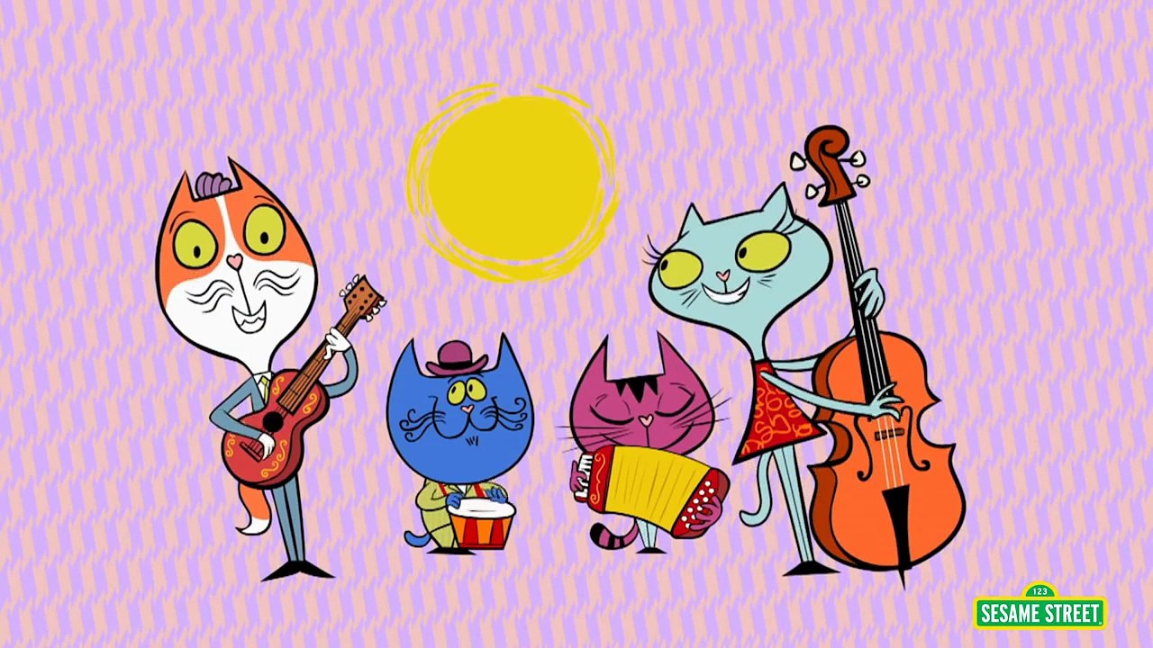 Sesame Street 4 Gatos