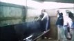 Drunk guy dives in a public urinal : horrible