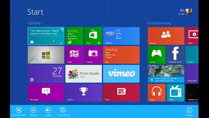 [v3gvn] Hướng dẫn Windows 8 toàn tập - Thay đổi kích cỡ của Tile ứng dụng