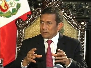 Entrevista de la Agencia EFE al Señor Presidente de la República,Ollanta Humala.