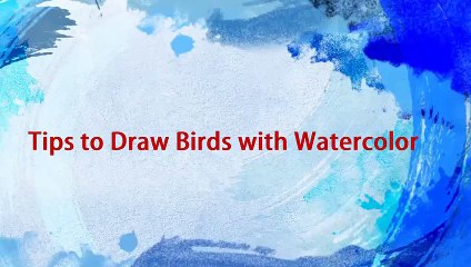 Tips To Draw Birds With Watercolor -0303