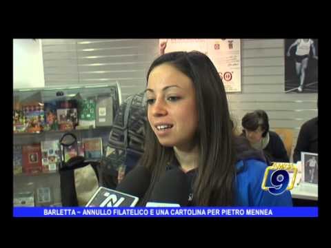 BARLETTA | Annullo filatelico e una cartolina per Pietro Mennea