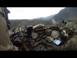U.S Soldiers Intense Mountain Helmet Cam Firefight With A-10 Support Afghanistan