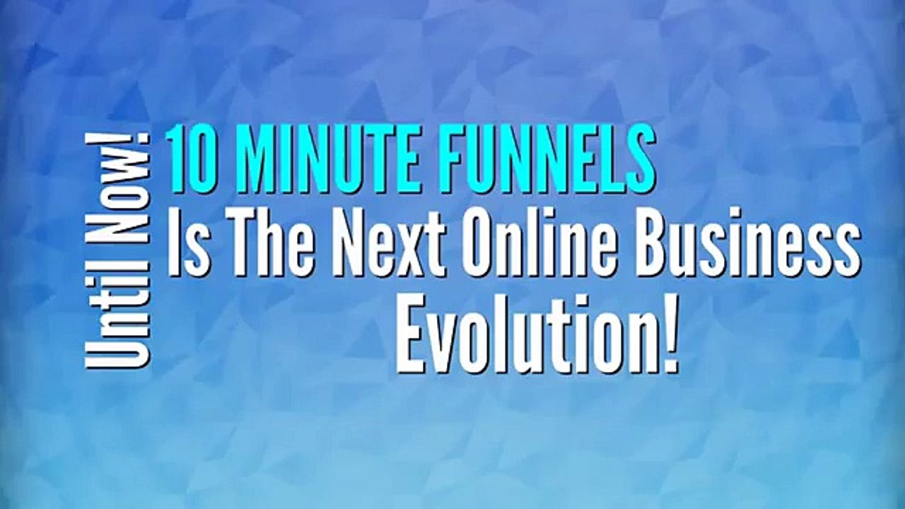 10 Minute Funnels website builder & internet marketing software