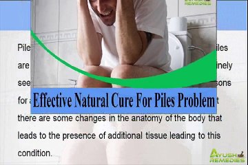 Effective Natural Cure For Piles Problem