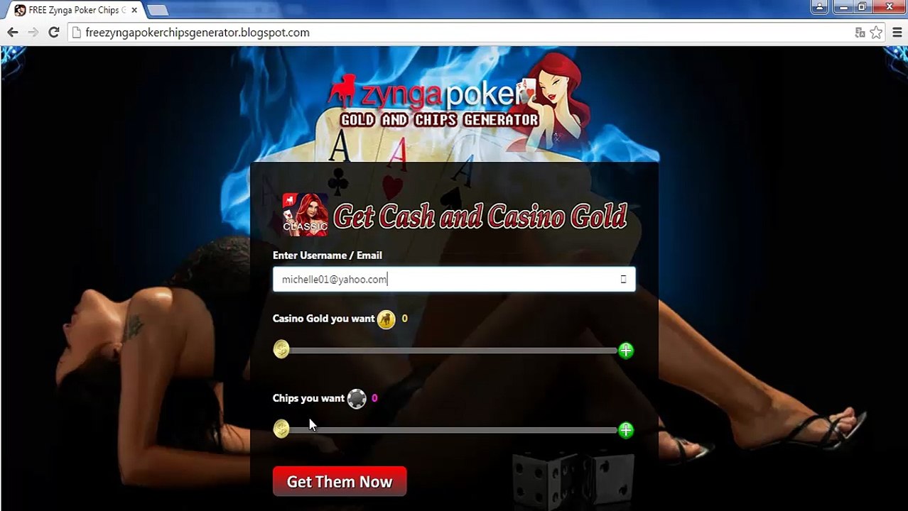 How to get FREE Zynga Poker Chips with Zynga Poker Chips Generator!