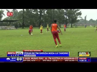 Timnas Yunior Kembali Berlatih untuk Laga Uji Coba