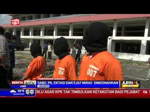 Hari Anti Narkoba, Polisi Musnahkan Narkoba dan Miras