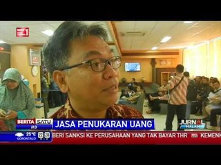 Jasa Penukaran Uang Receh Mulai Marak
