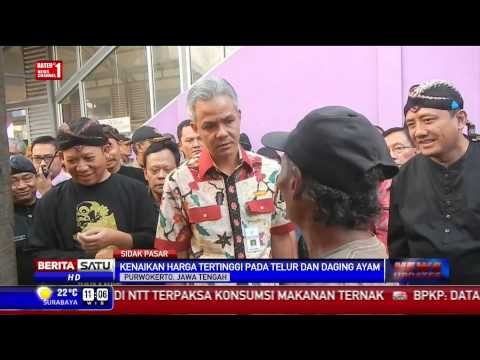 Ganjar Pranowo Sidak Pasar Tradisional di Purwokerto