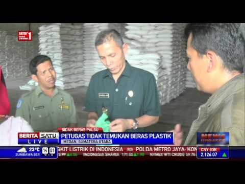 Disperindag Sumut dan Medan Sidak Beras Plastik Dalam Gudang