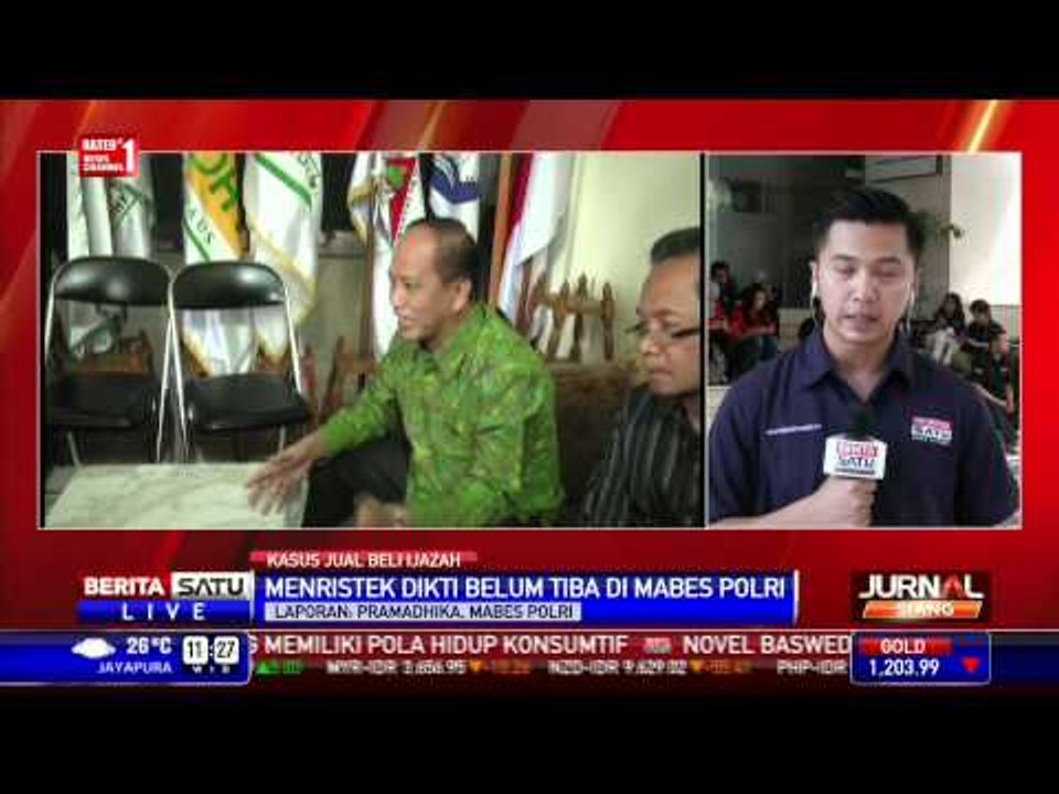 Menristek Laporkan Kasus Jual Beli Ijazah ke Mabes Polri