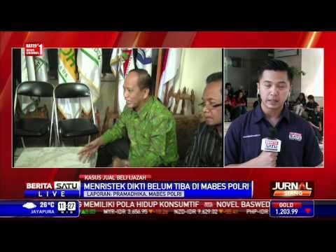 Menristek Laporkan Kasus Jual Beli Ijazah ke Mabes Polri