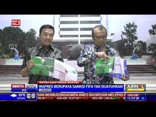 JK Panggil Menpora Terkait Kisruh Sepakbola