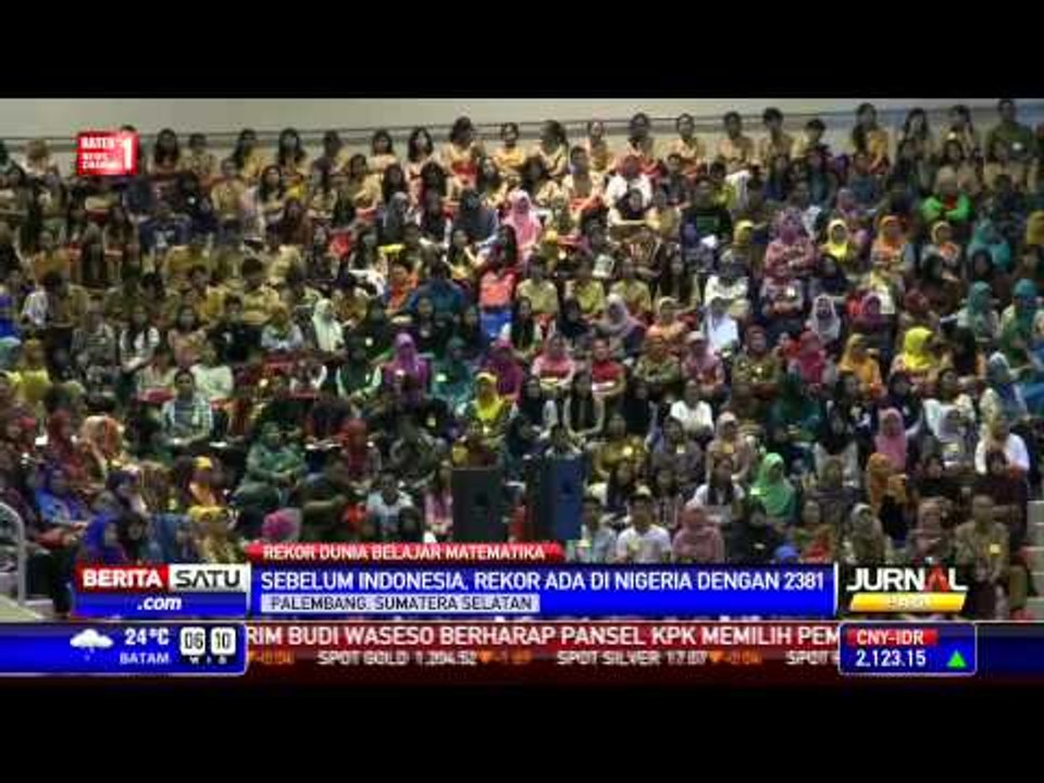 Rekor Dunia Belajar Matematika