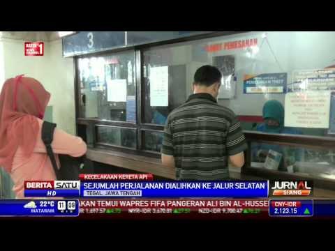 Sejumlah Perjalanan Kereta Dialihkan ke Jalur Selatan