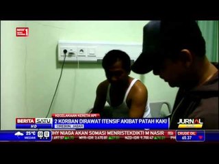 2 Korban Luka Tabrakan Kereta Dirawat di RS Ciremai