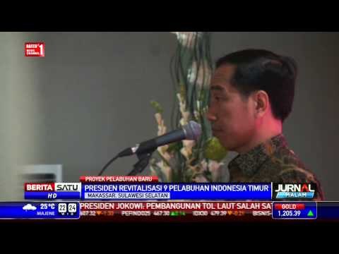 Jokowi Resmikan Groundbreaking Pelabuhan Baru Makassar