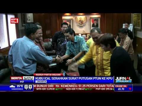 Golkar Kubu Ical Serahkan Hasil PTUN ke KPU