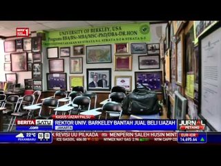 Rektor University of Berkley Jakarta Bantah Jual Beli Ijazah