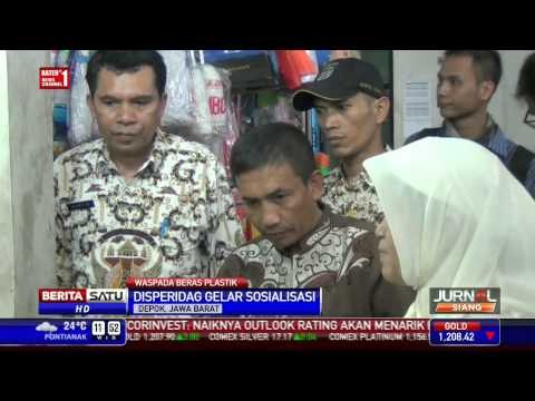 Disperindag Depok Sosialisasi Pengenalan Beras Plastik