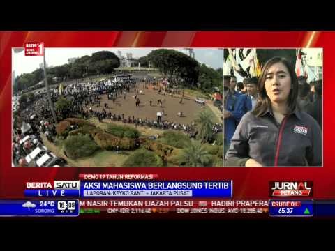Demo 17 Tahun Reformasi di Depan Istana Negara Tertib