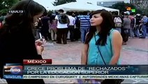 Miles de rechazados por las universidades públicas en México