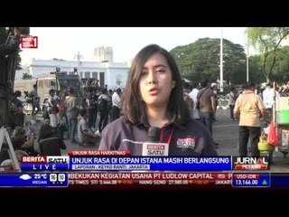 Demo Harkitnas Depan Istana Negara Ricuh