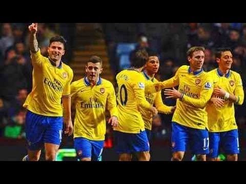 Arsenal 2 Aston Villa 1 - Highlights