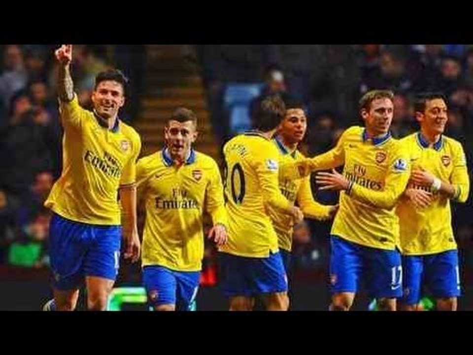 Arsenal 2 Aston Villa 1 - Highlights
