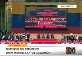 Saludos-discurso toma de posesión Juan Manuel Santos